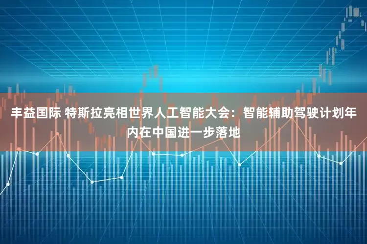 丰益国际 特斯拉亮相世界人工智能大会：智能辅助驾驶计划年内在中国进一步落地